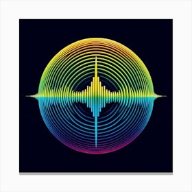 Prismatic Pulse art Canvas Print