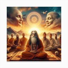 Sai Baba Canvas Print