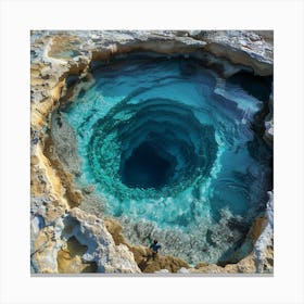 Yellowstone Hot Springs Canvas Print