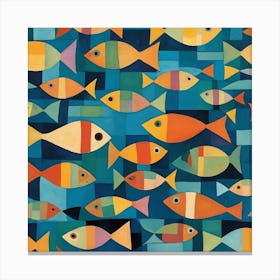 Fishes In The Sea 6 Canvas Print