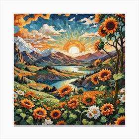 Sunflowers 13 Canvas Print