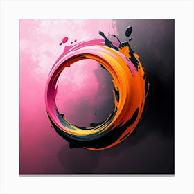 Abstract Painting Canvas Print