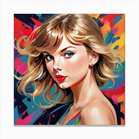 Taylor Swift Ar1 Canvas Print