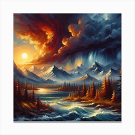 Tempestuous Beauty 14 1 Canvas Print