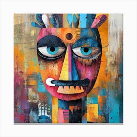 Face Of A Man 1 Canvas Print