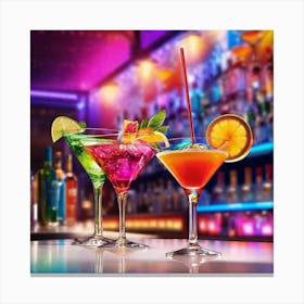 Cocktail Bar Stock Photos And Royalty Free Images Canvas Print