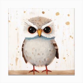 Gray Owl Canvas Print