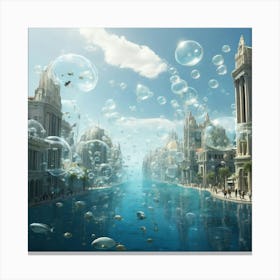 Cityscape Stock Videos & Royalty-Free Footage Canvas Print