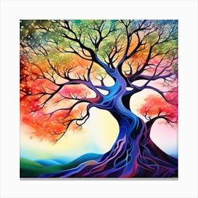 Abstract tree Canvas Print