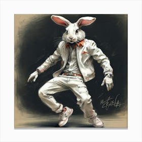 Bunny Dancer 2 Canvas Print