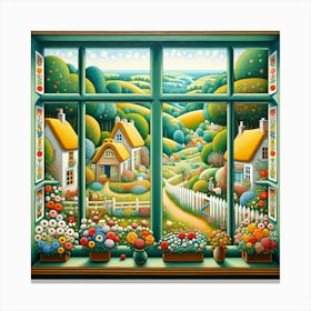 Open Window Canvas Print