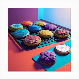 Donuts Canvas Print