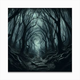 Dark Forest 57 Canvas Print