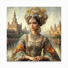 beautiful lady81 Canvas Print