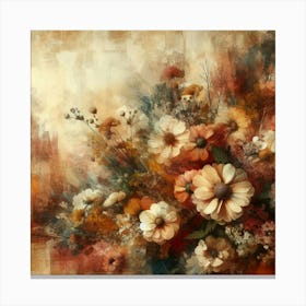 Flowers In A Vase Canvas Print