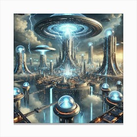 Aetherhaven Capital Skybreak Dominion Canvas Print