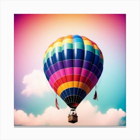 Hot Air Balloon In The Sky Canvas Print