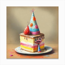 Birthday Cake 21 Canvas Print