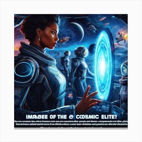 Image Of The Cosmic Elite 1 Canvas Print