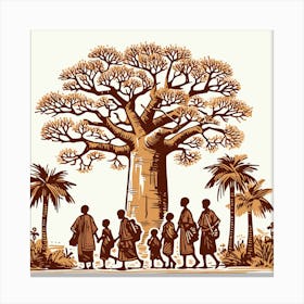 Baobab Tree Canvas Print