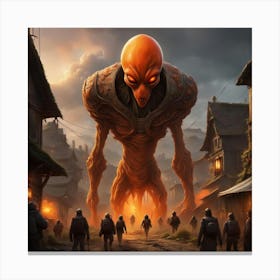 Alien Invasion Canvas Print