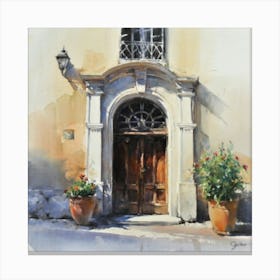 Door To Rome Canvas Print