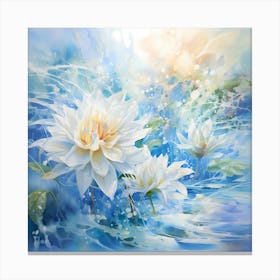 AI Soothing Echoes Canvas Print