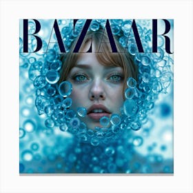 BAZAAR Ice model 1 | COVER ART | POP ART WORLD 2025 Stampe su tela