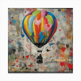 Like You Hot Air Balloon Canvas Print