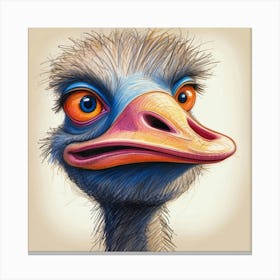 Ostrich 8 Canvas Print