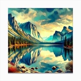 Calm Cascades 1 Canvas Print