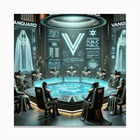 Vanguard Leadership Political Maneuvering Canvas Print