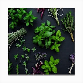 Fresh Herbs 8 Canvas Print