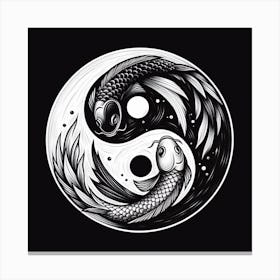 Yin Yang symbol 1 Canvas Print