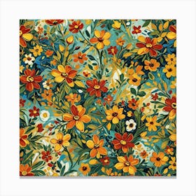 Floral Painting Canvas Print