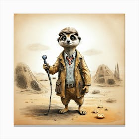 Meerkat 28 Canvas Print