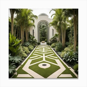 Asian Garden Canvas Print