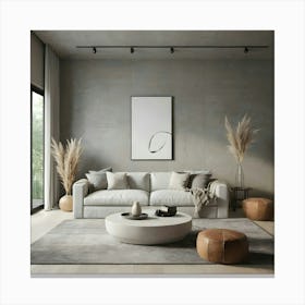 Modern Living Room 133 Canvas Print