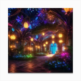 Fairytale Garden Canvas Print