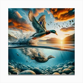 Mallards Canvas Print