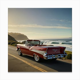 Chevrolet Bel Air Convertible Canvas Print