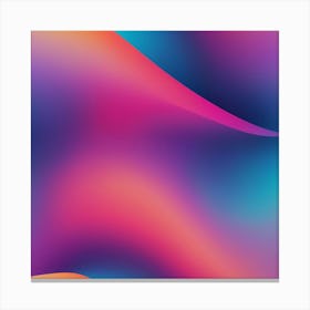 A smooth abstract gradient with vibrant colors transitioning seamlessly from one shade to another. The artwork should be modern, minimalistic, and visually striking, with an emphasis on color harmony 2 Canvas Print