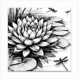 Lotus flower 5 Canvas Print