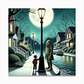 Creature From The Black Lagoon Canvas Print