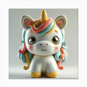 Unicorn Figurine 89 Canvas Print