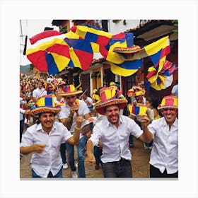 Ecuador Parade Canvas Print