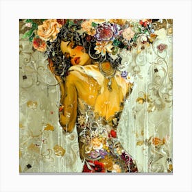 Lace 16 - Flora Fauna Canvas Print