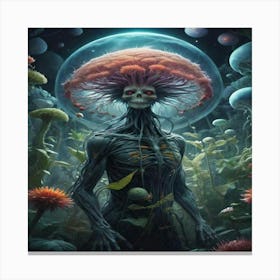 Fungus Man Canvas Print