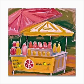 Lemonade Stand Canvas Print