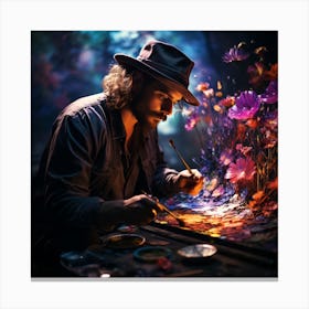 Portrait Of An Artist Canvas Print